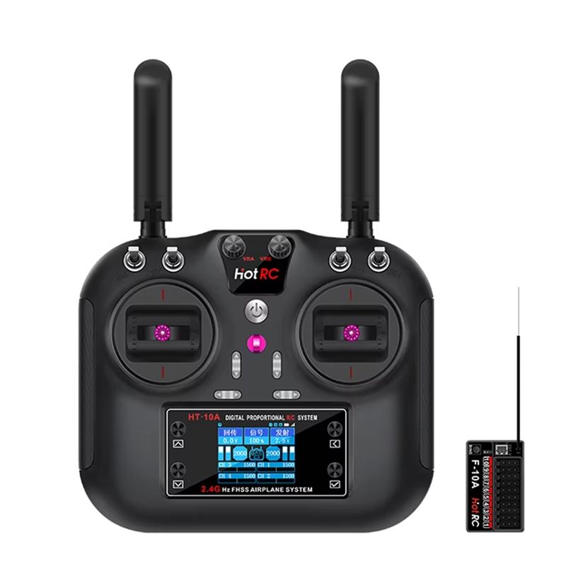 HOTRC HT-10A 2.4Ghz 10CH Remot - đánh giá và giá Drone Kit Beginner