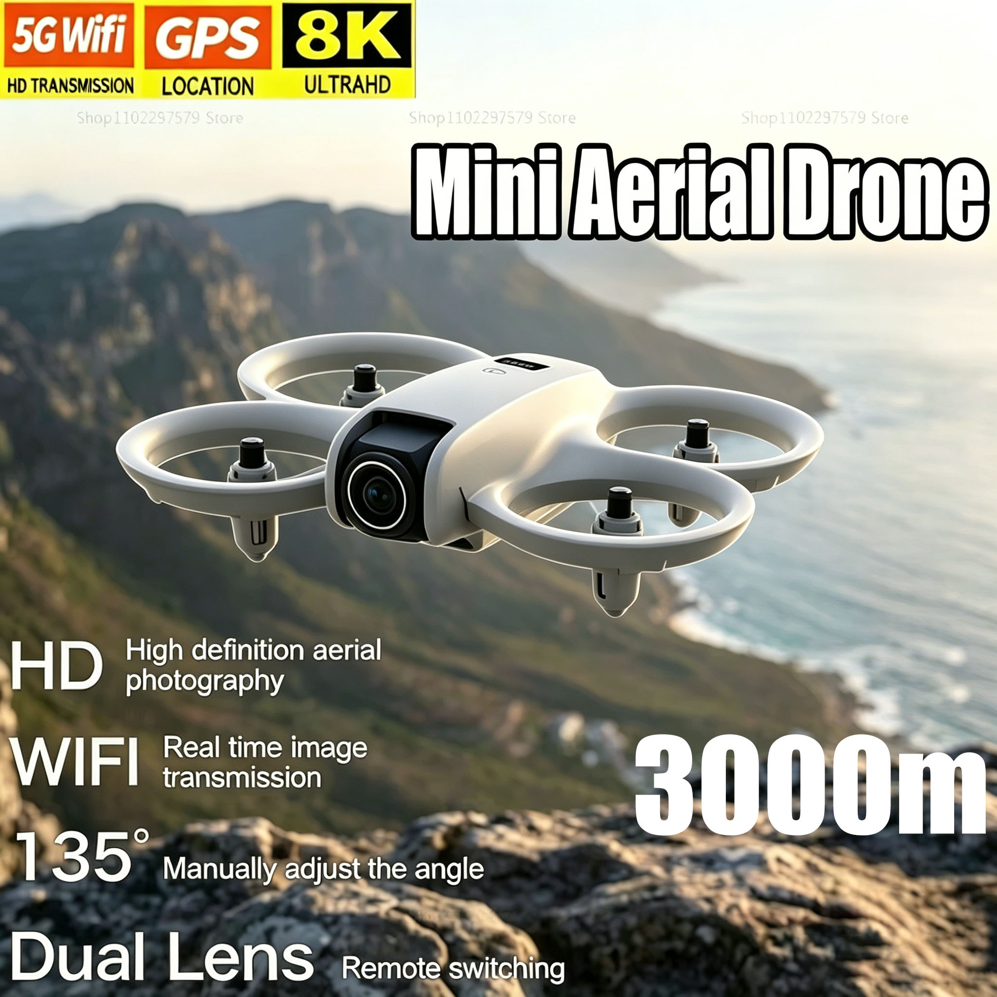 Mini Drone with 8K HD Camera F - đánh giá và giá Drone Kit Tricopter