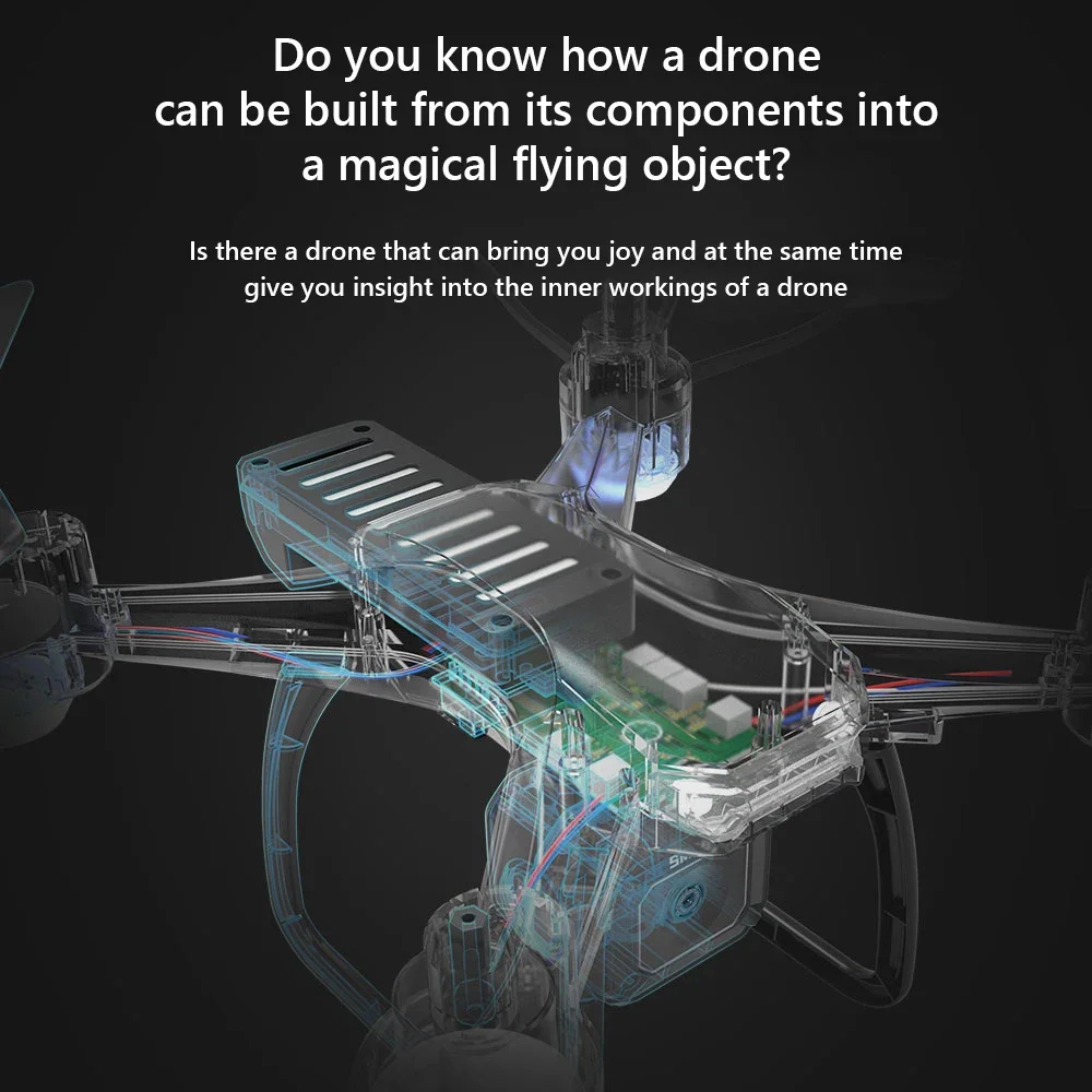 JJRC H108 DIY Teaching Assembl - đánh giá và giá Drone Kit With Camera