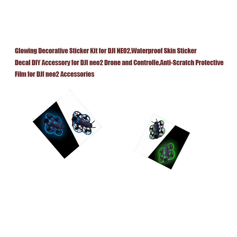 Glowing Decorative Sticker Kit - đánh giá và giá Drone Kit Waterproof
